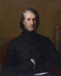 Portrait De Frans Liszt by Henri Scheffer
