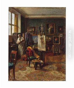 The Artist In His Studio