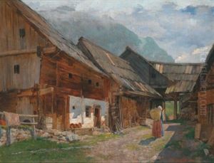 Motiv Aus Der Obersteiermark (bauerngehoft)