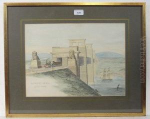 Britannia Bridge, Anglesey Entrance by John Cooke Bourne