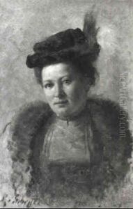 Portrat Einer Dame (robert Scheffers Gemahlin)