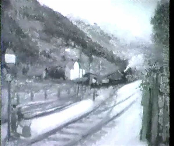 Der Bahnhof In Oblarn (steiermark) - view 1