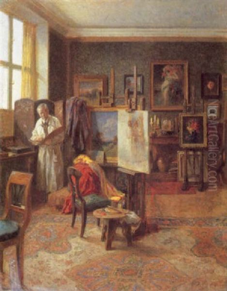 Im Atelier Des Kunstlers (selbstbildnis) - view 1