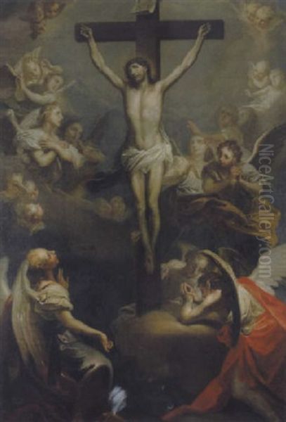 Der Gekreuzigte Christus In Einer Engelsglorie - view 1