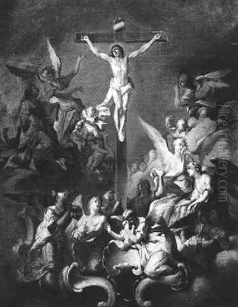 Der Gekreuzigte Christus In Einer Engelsglorie - view 1