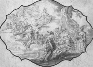 Allegorie Auf Die Herrschaft Friedrich Wilhelms Von Der Pfalz Uber Die Furstpropstei Ellwangen