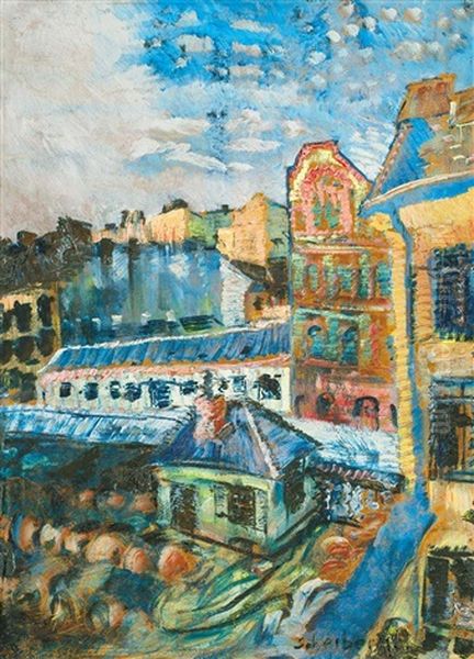 Courtyard With A Green House In Pest - view 1