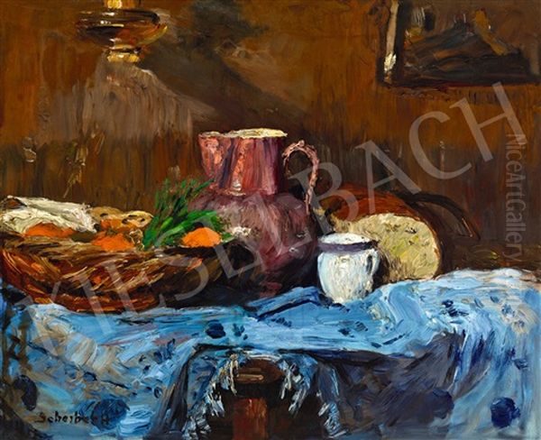 Still-life With Oil-lamp - view 1