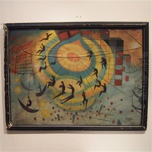 Acrobates by Hugo Scheiber