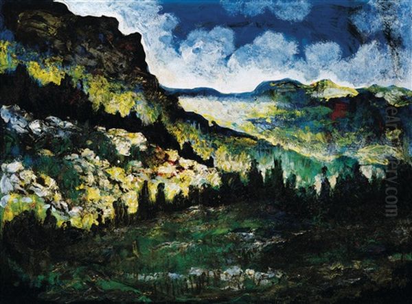 Landscape Withmountains - view 1