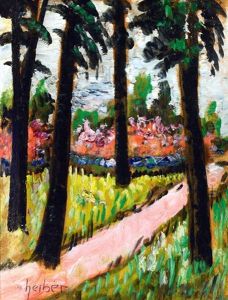 Park Scene (varosliget) by Hugo Scheiber