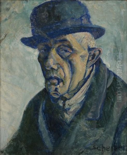 L'homme A La Pipe - Autoportrait - view 1