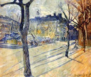 Klauzal Square by Hugo Scheiber