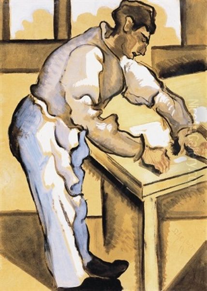 White Shirt Man - view 1