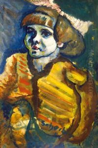 Woman Portrait by Hugo Scheiber