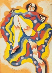 Tancosno - Dancer by Hugo Scheiber
