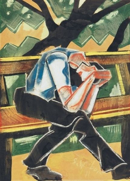Ferfi A Padon - Man On The Bench - view 1