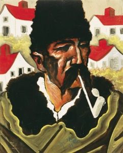Pipazo Ferfi (man Smoking His Pipe) by Hugo Scheiber