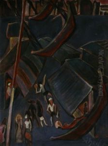 Rummelplatz Mit Luftschaukel