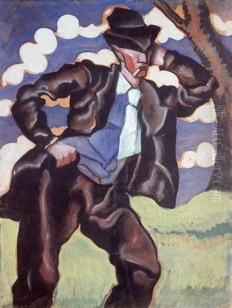 A Smoking Man - view 1