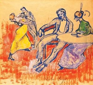 Kavehazban (in The Cafe) by Hugo Scheiber