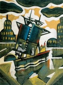 Vitorlas (sailing Boat) by Hugo Scheiber