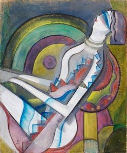 Sitzende Weibliche Figur by Hugo Scheiber