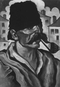 Ungarischer Bauer by Hugo Scheiber