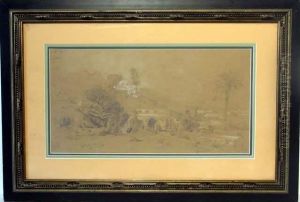 Pres Le Jardin Marijo by Gustave Desire Bournichon