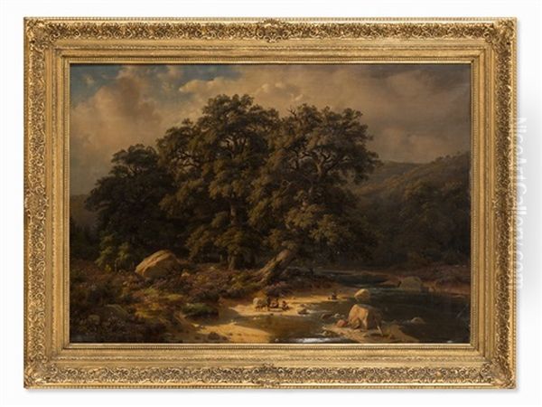 Fisher At The River - view 1
