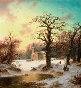 A Little Church In Winter