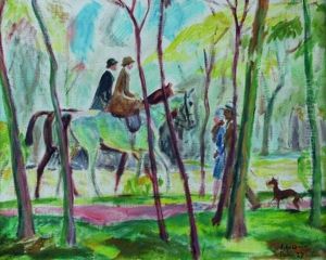 Reiter Im Bois De Bologne Reiter Im Bois De Bologne