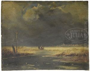 Winter In Holland by Andreas Schelfhout