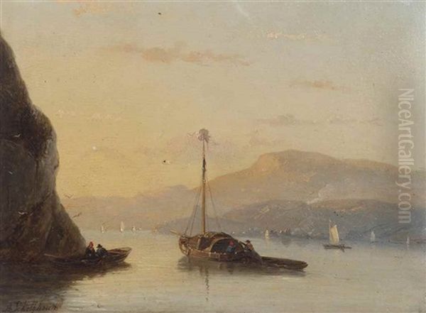 A Tranquil Rheinisch River Landscape - view 1