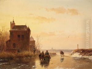 Winter Landscape With A Fort