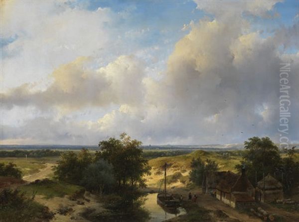 Hollandische Landschaft Mit Blick Auf Haarlem - view 1