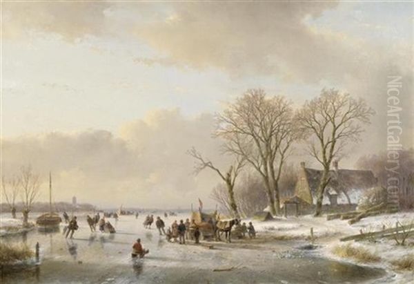 Winterliche Kanallandschaft - view 1