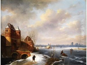 Winterliche Polderlandschaft
