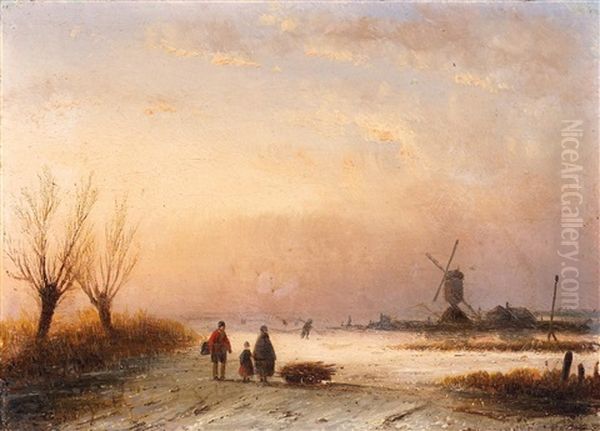 Abendliche Winterlandschaft - view 1