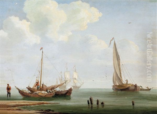Fischerboote Auf Ruhiger See - view 1