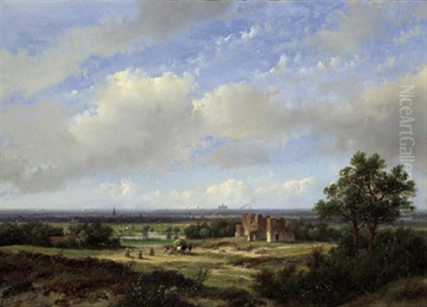 Sommerlandschaft, Im Hintergrund Die Stadt - view 1