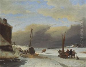 Hollandisches Winterlandschaft Hollandisches Winterlandschaft