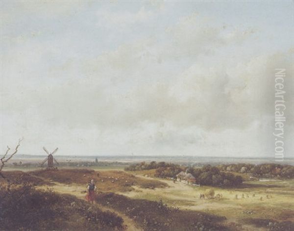 Sommerlandschaft Mit Heuernte - view 1
