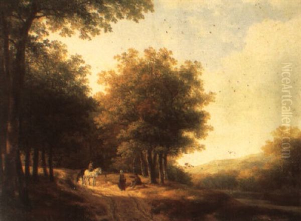 Travellers On A Path - view 1