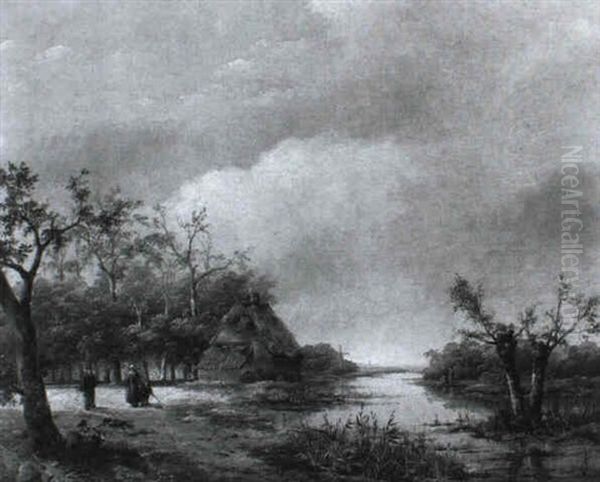 Hollandische Flusslandschaft - view 1