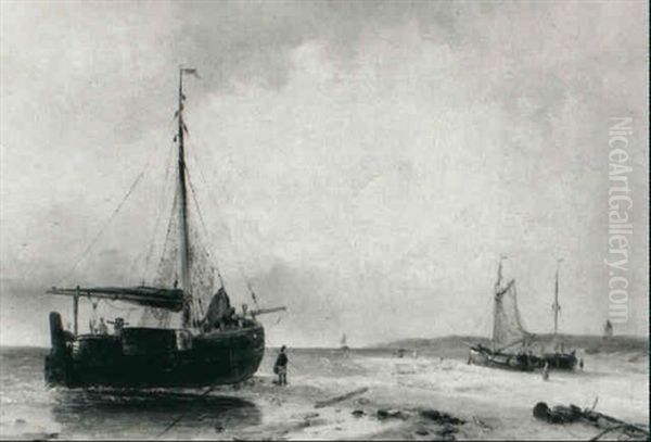 Beached Fishing-smacks - view 1