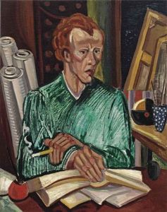 A Self Portrait by Lodewijk Schelfhout