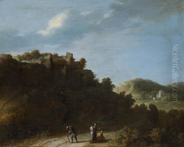 Promeneurs Sur Un Chemin - view 1