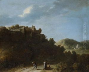 Promeneurs Sur Un Chemin Promeneurs Sur Un Chemin