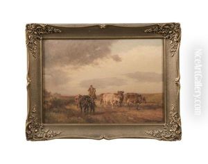 Herding Cattle by Jan Hendrik Scheltema